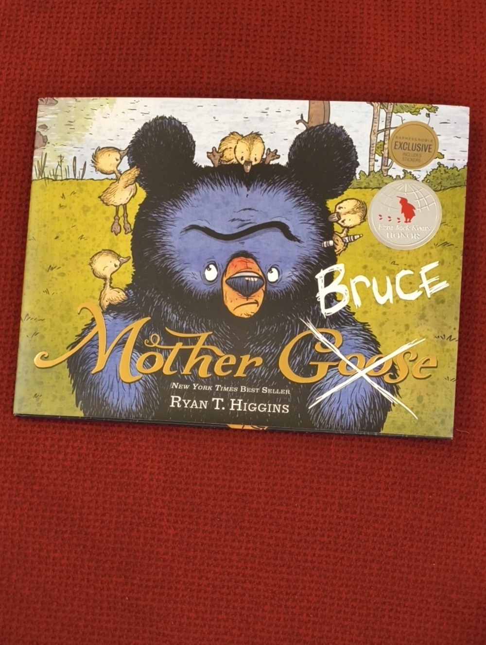 "Bruce" Mother Goose By Ryan T. Higgins Hardcover NWT